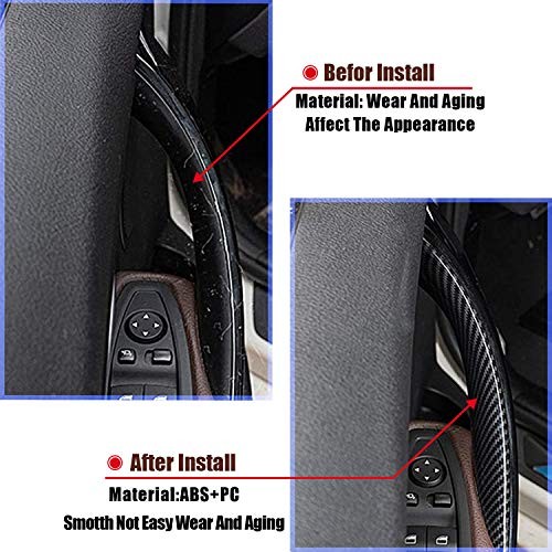 FEXON 2PCS Door Pull Handle Covers Replacement for BMW 3 4 Series Driver & gallery
