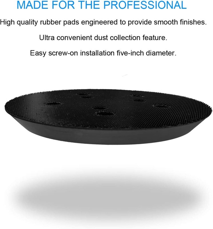 2x 5 Inch 5 Hole Hook & Loop Sander Pad For Porter Cable 13904 13909 333 334 332 gallery