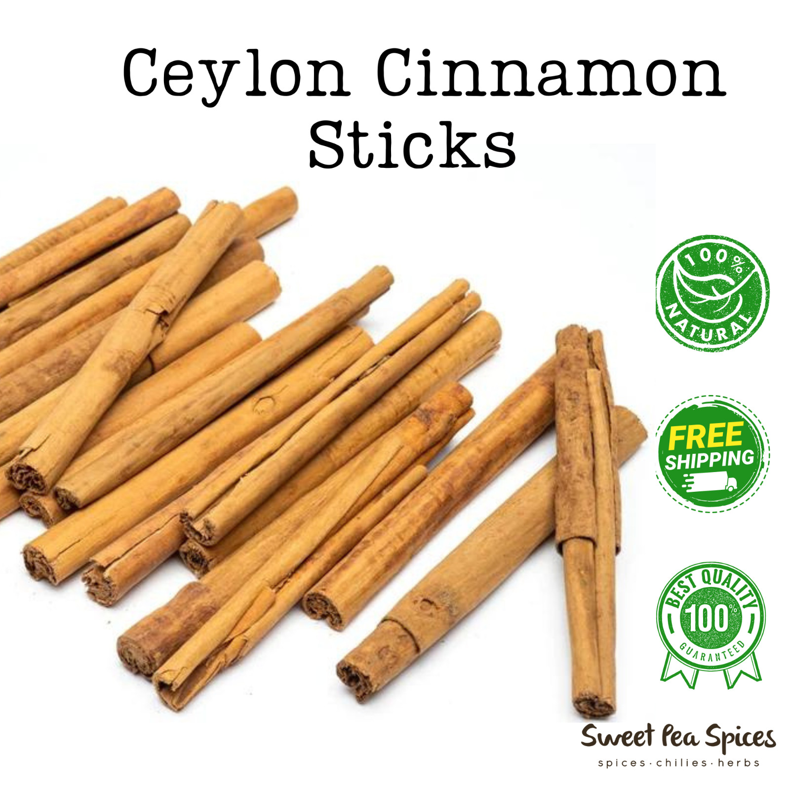 Ceylon Cinnamon Sticks 5", All Sizes Premium Grade True Cinnamon from Sri Lanka gallery