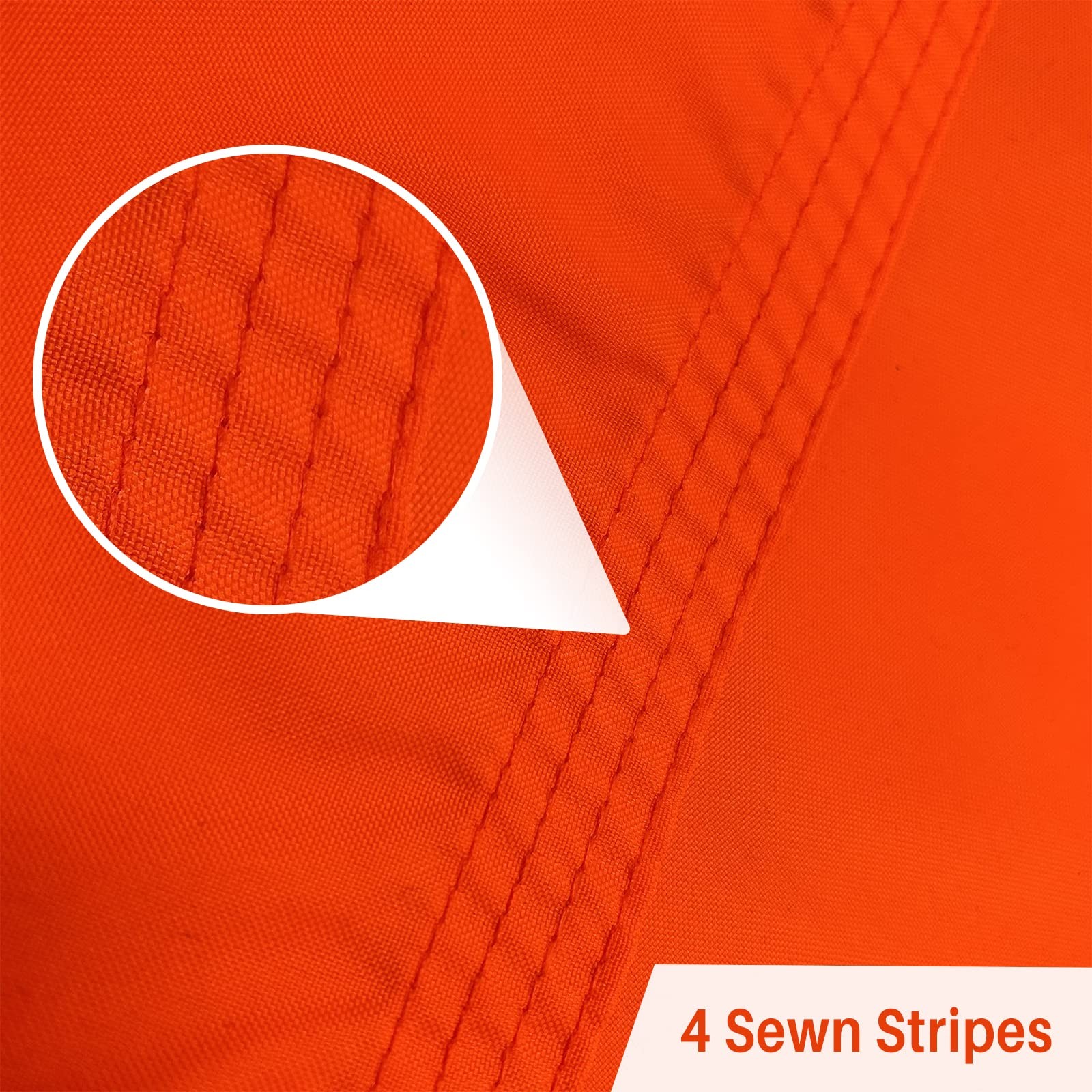 Orange Safety Flag 9X12 Inch 2 Pack for Boat UTV ATV, Vivid Color Warning Ora... gallery
