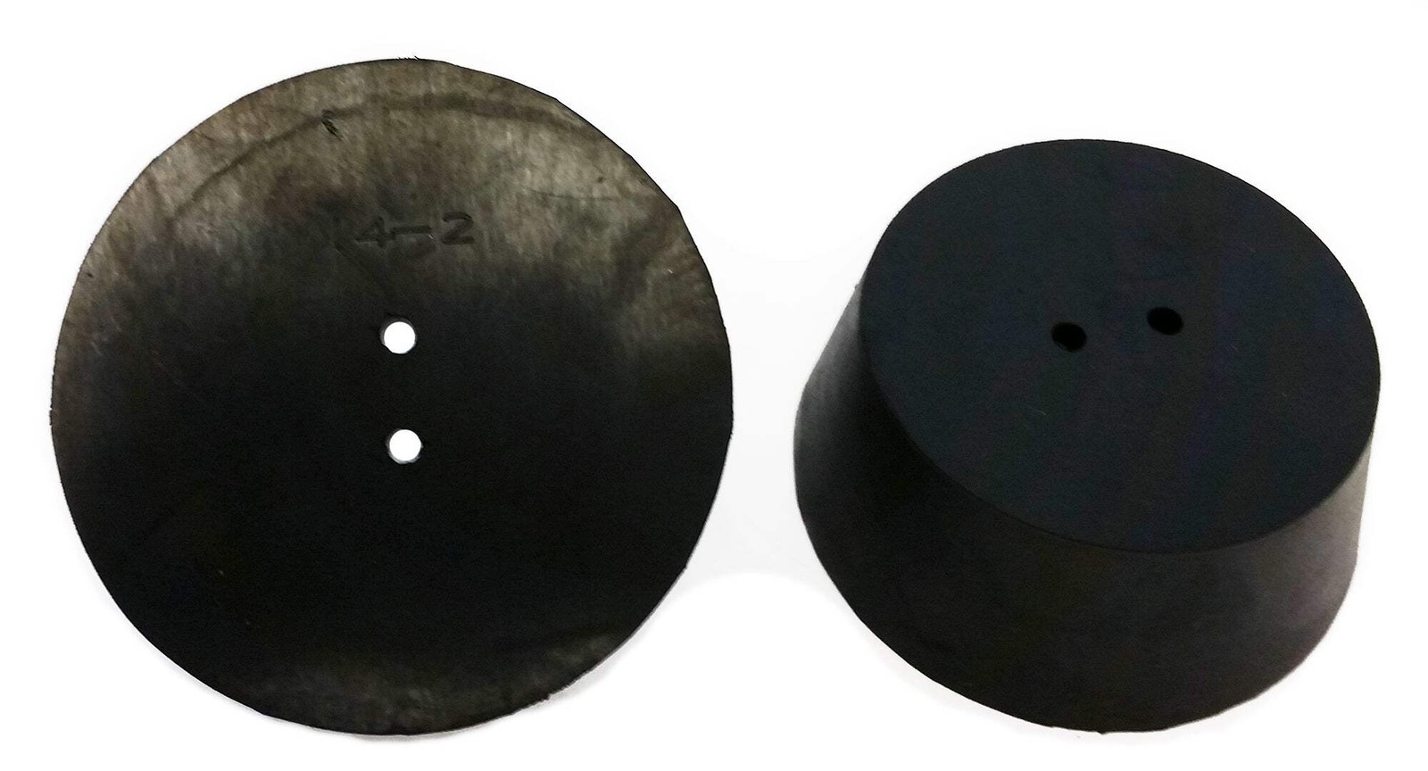 Rubber Stoppers, Size 14, 2-Hole. Case of 10-Pounds. gallery