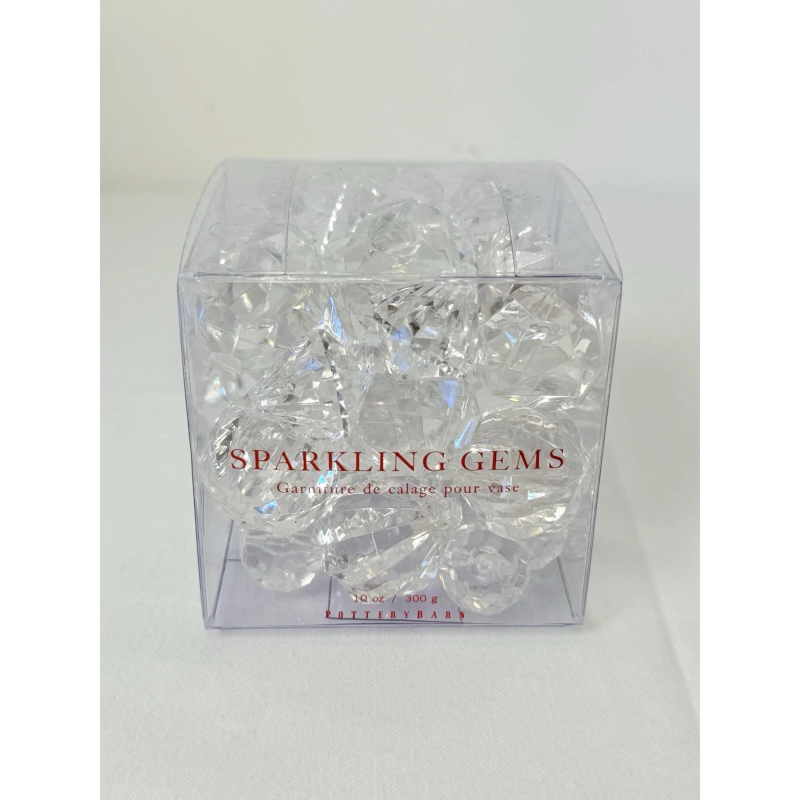 Pottery Barn Holiday Sparkle Sparkling Gems Scatter Vase Filler Decoration 10 oz gallery