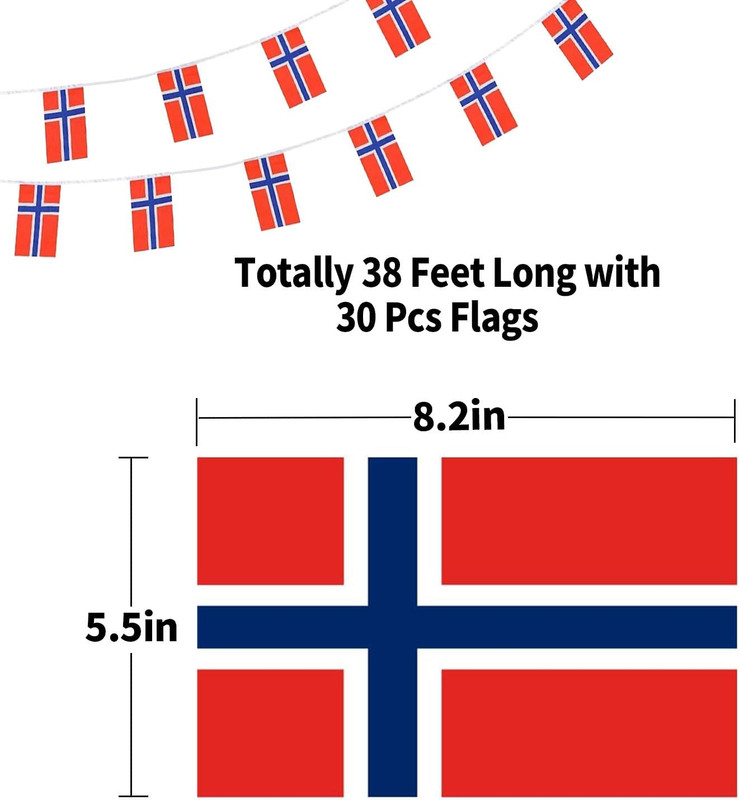 Norway Flag Norwegian Flag, Small String Norway Flags Mini Norwegian Flags Banne gallery