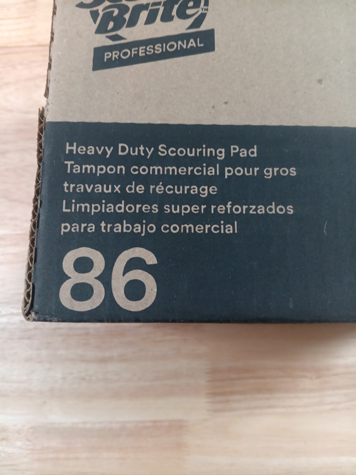 Scotch-Brite Professional 86 6 x 9" Heavy Duty Scouring Pads Box of 12 New gallery
