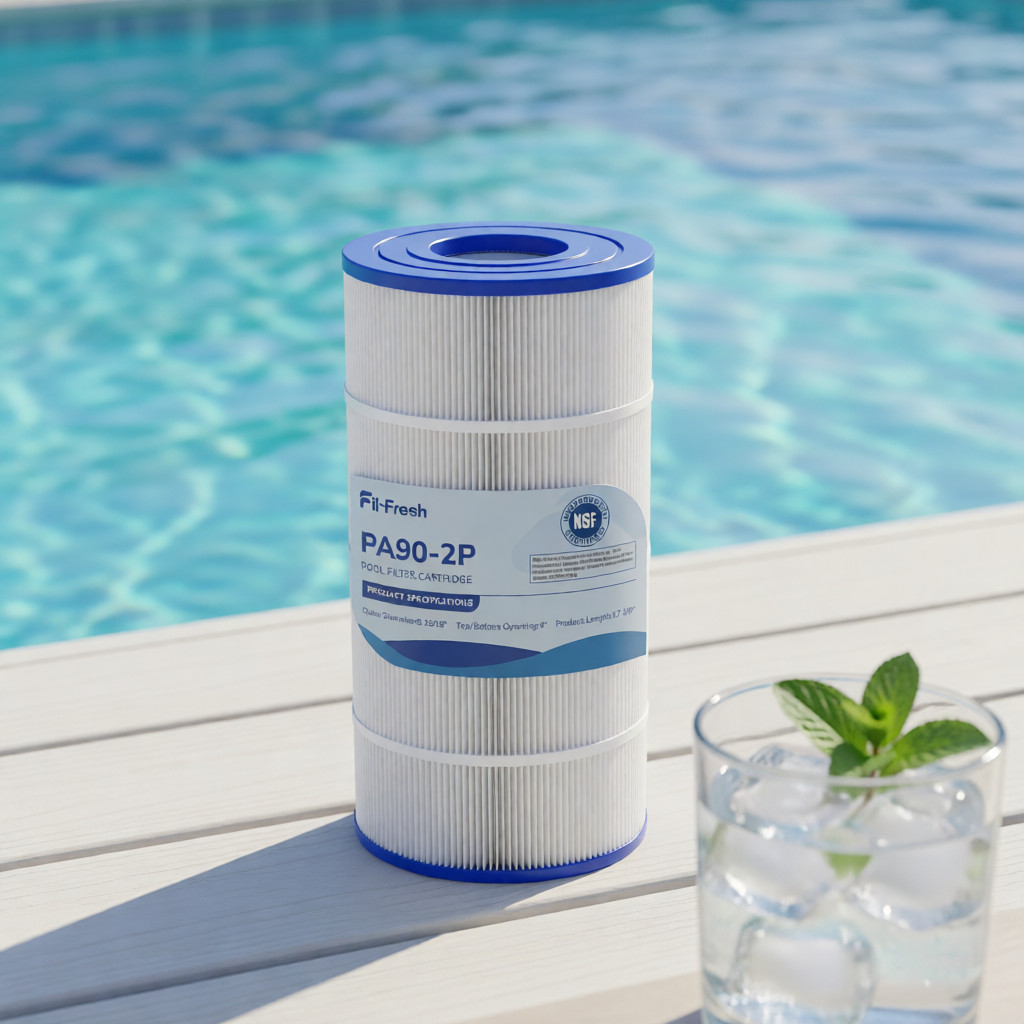 Fil-fresh 2 Pack C900 Pool Filter Cartridges 90 Sq Ft Compatible with Hayward C9 gallery