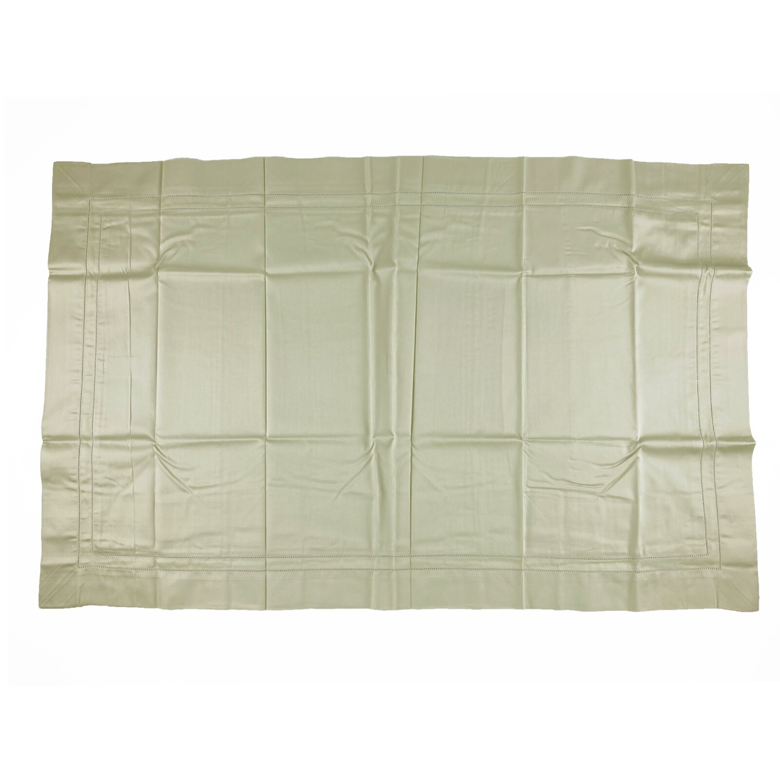 FRETTE Border Sham Pillow Case Beech Green Size 21×37 in. (New) gallery