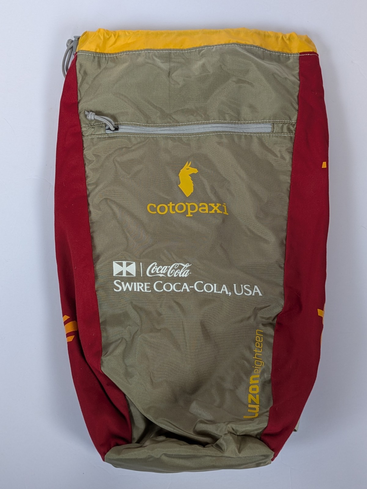 Cotopaxi Backpack Luzon 18 Yellow/Red Coca-Cola Branded Sun Pack