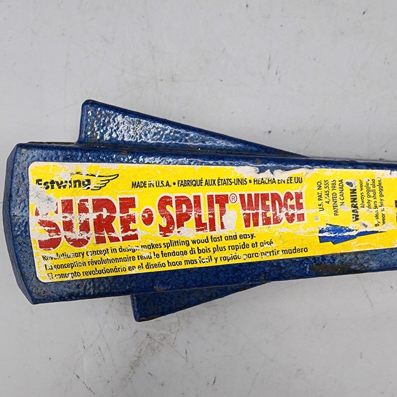 Estwing E-5 Sure Split Wedge 1-7/8-Inch Cutting Edge, 9-Inch Blue Wood Cutting gallery