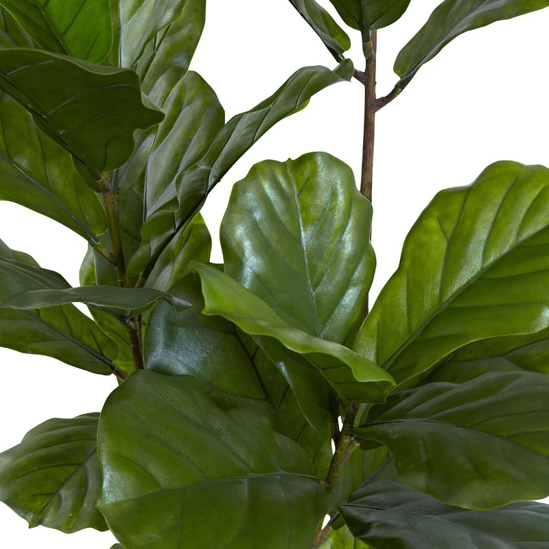 65IN Tall Artificial Fiddle Leaf Fig Tree Indoor/Outdoor Home Décor, Fake Tree gallery