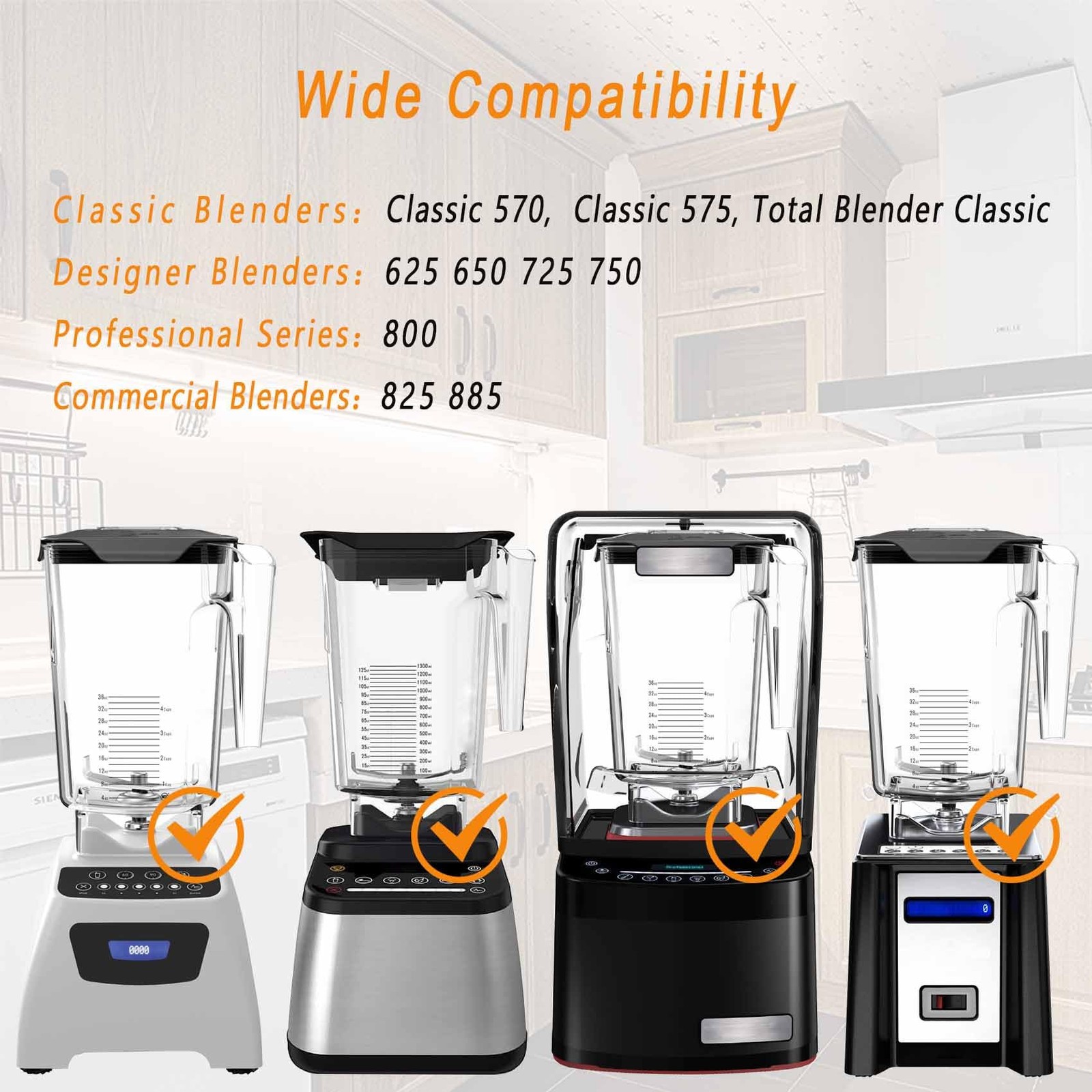 90oz WildSide+ Jar for Blendtec, replace 570 575 625 650 725 759 800 825 885 ... gallery