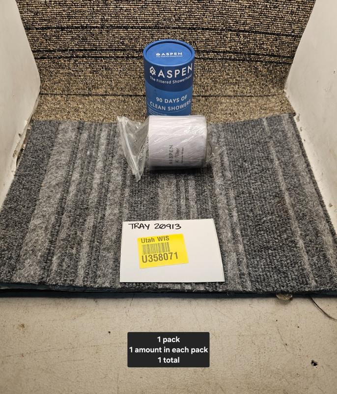 Aspen A1 Replacement Filter For Aspen AquaGlo Showerhead 90 Days of Clean Shower gallery