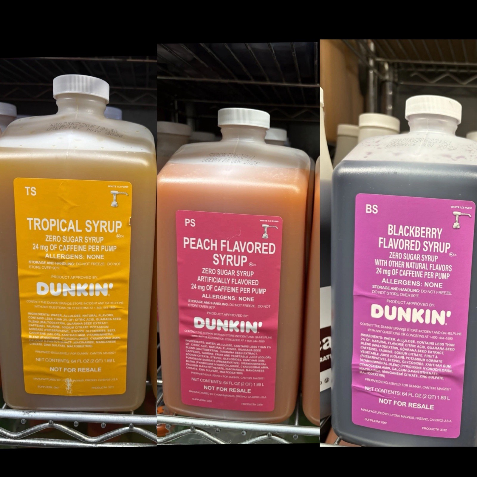 1 Dunkin Zero Energy Syrup Bottle gallery
