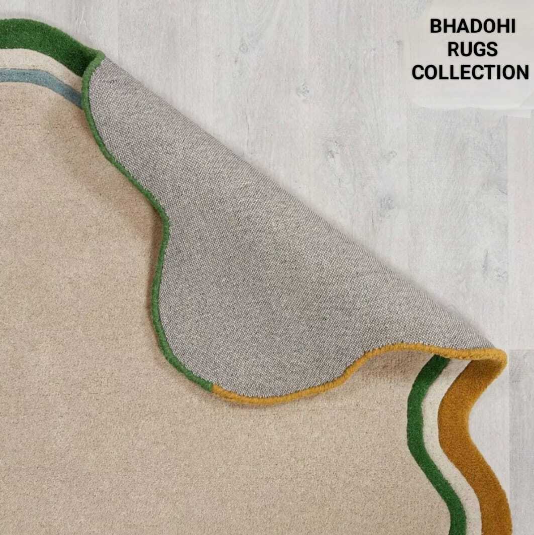 Irregular Multicolor Handmade Tufted Rugs With Modern Design Available All Sizes gallery