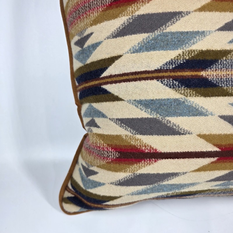 Pendleton Wyeth Trail Down Pillow Wool Cotton Blend 18"x18" gallery