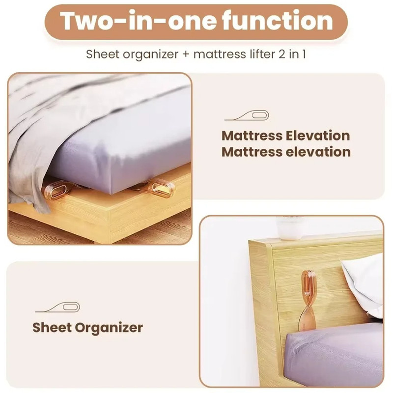 1pc Mattress Lifter Wedge Portable Sheet Changing Bed Helper Tool - NEW gallery