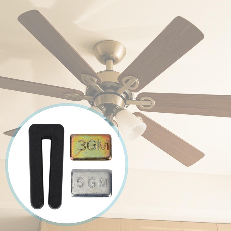 Ceiling Fan Balancing Kit, 21pcs, Black, Gold, Silver, Easy Installation gallery