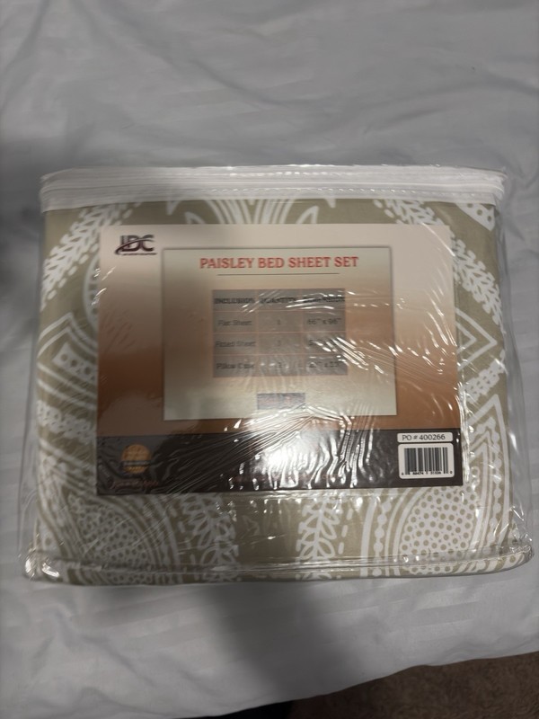 Lux Decor Bedding Set Paisley Soft Microfiber Twin 4 Piece Set Bed Sheets New gallery