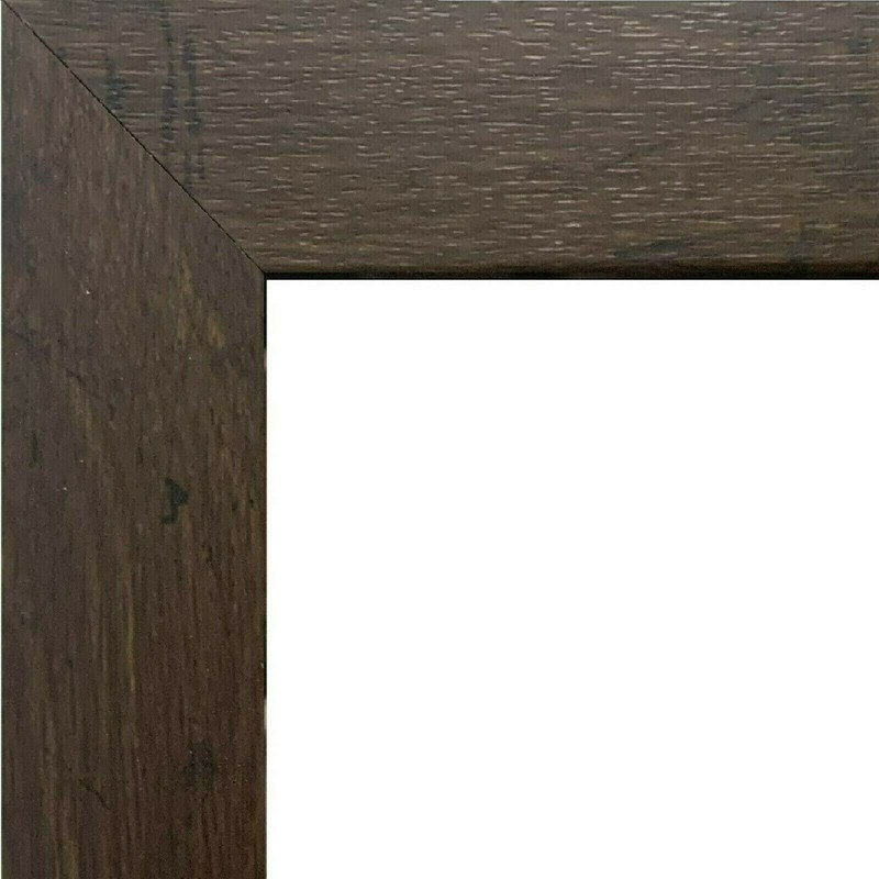 US Art Frames 1" Flat Distressed Mahogany MDF Picture Poster Frame, Custom-B gallery