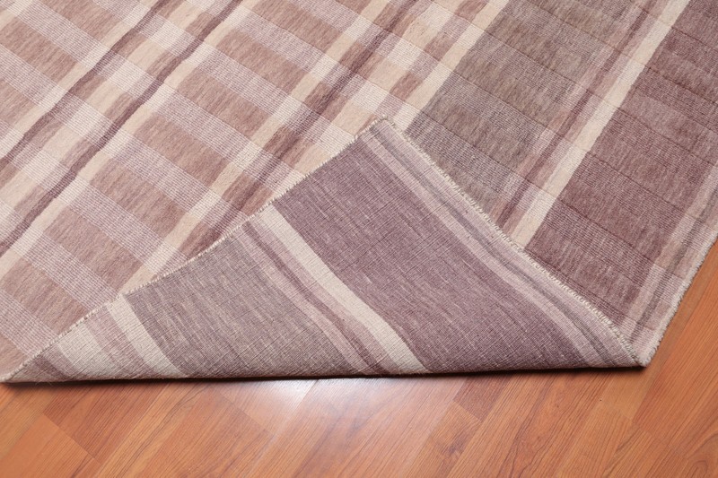 5' x 7' Handmade 100% Wool Loop & Cut Pile Area Rug 5x7 Contemporary Beige gallery