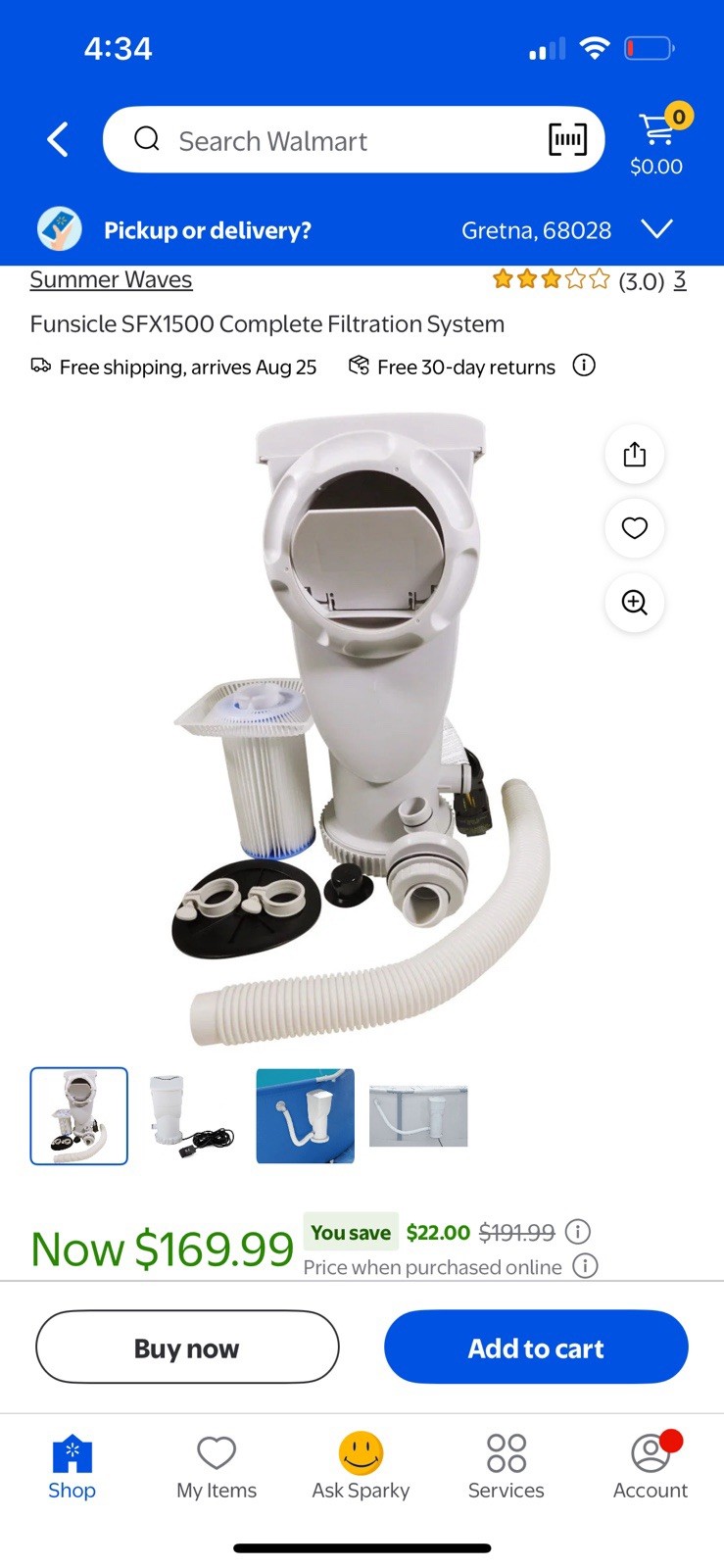 Skimmerplus 1500 GPH Filter Pump & Skimmer System for above Ground Swimming Pool gallery