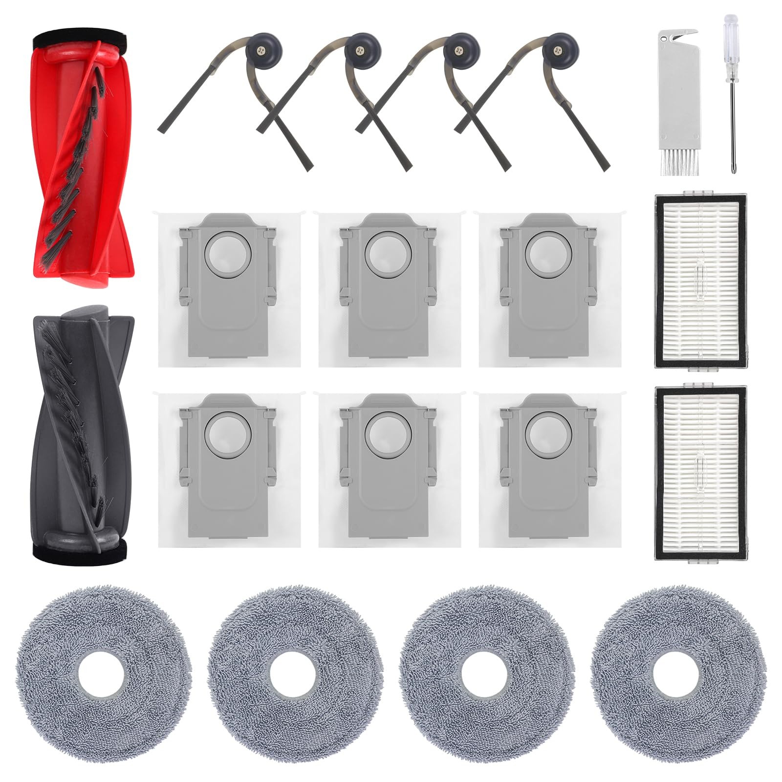 Accessories Kit for Roborock Saros 10R, Saros 20, Qrevo CurvX, Qrevo Edge 2, ... gallery