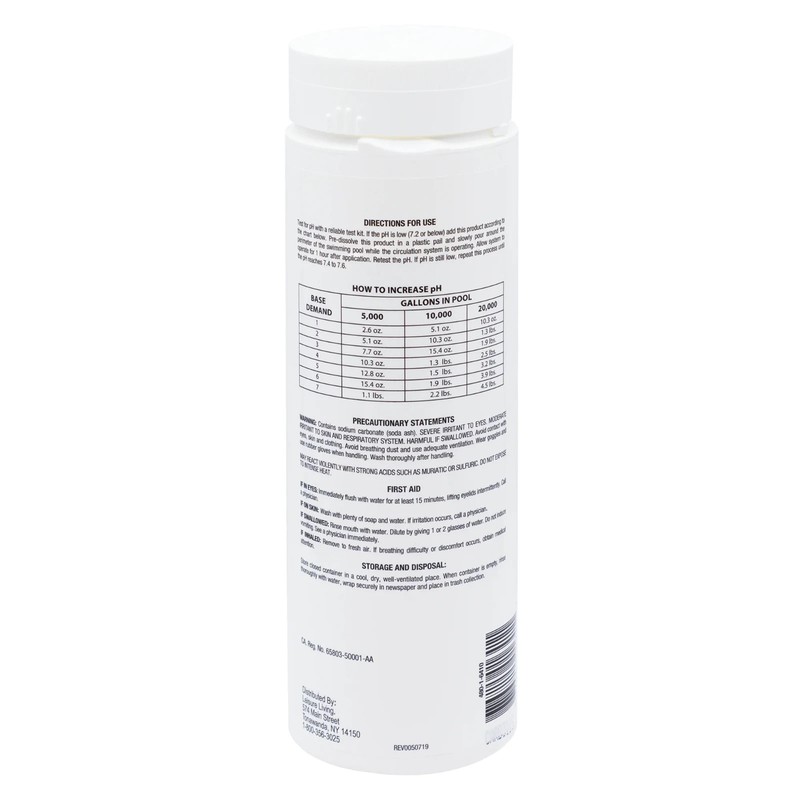 Rx Clear pH Plus Increaser Granular Soda Ash Chemical For Swimming Pool - 2 lbs gallery