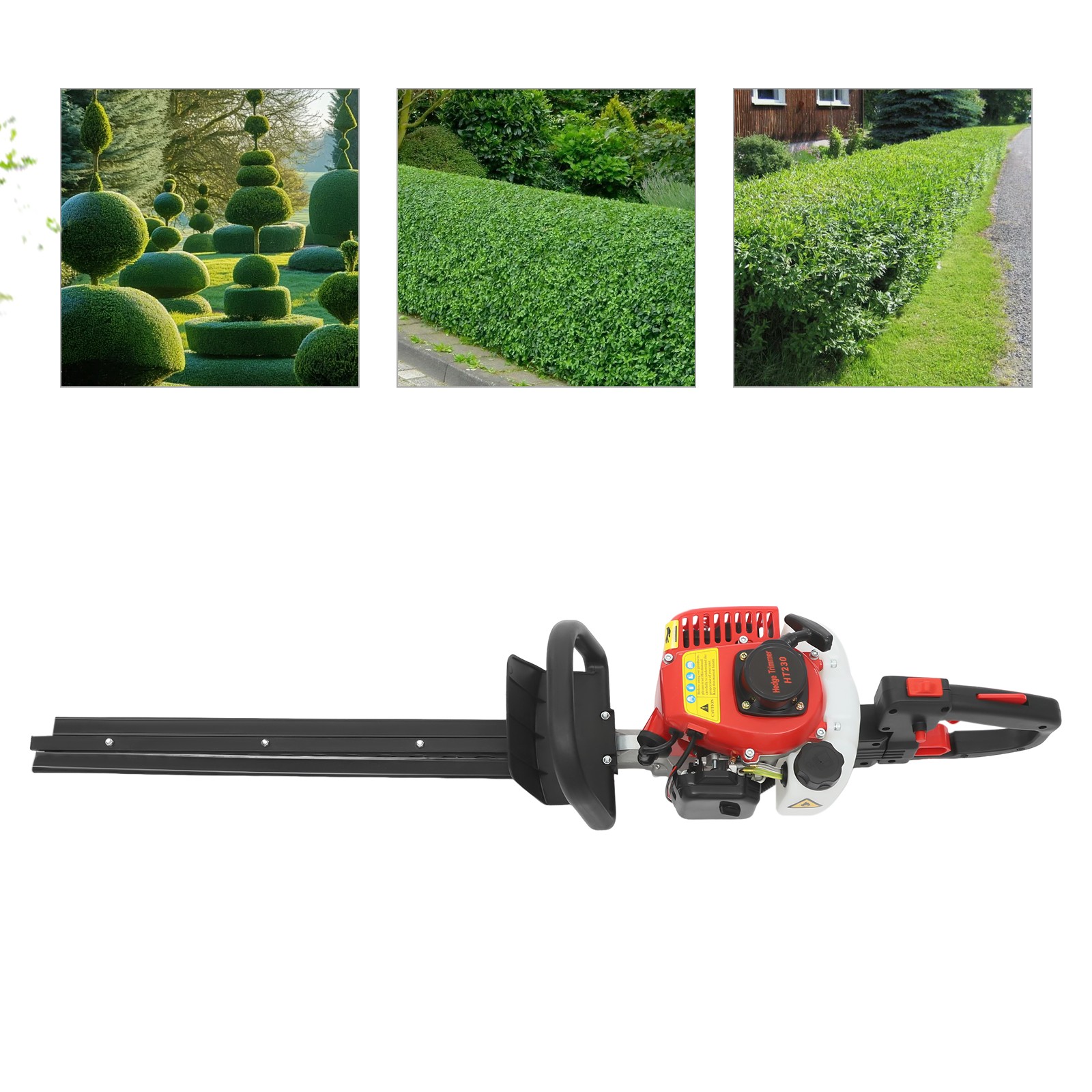 2-Stroke Single Edge Hedge Trimmer 22.5cc Hedge Trimmer Garden Bush Trimmer Tool gallery