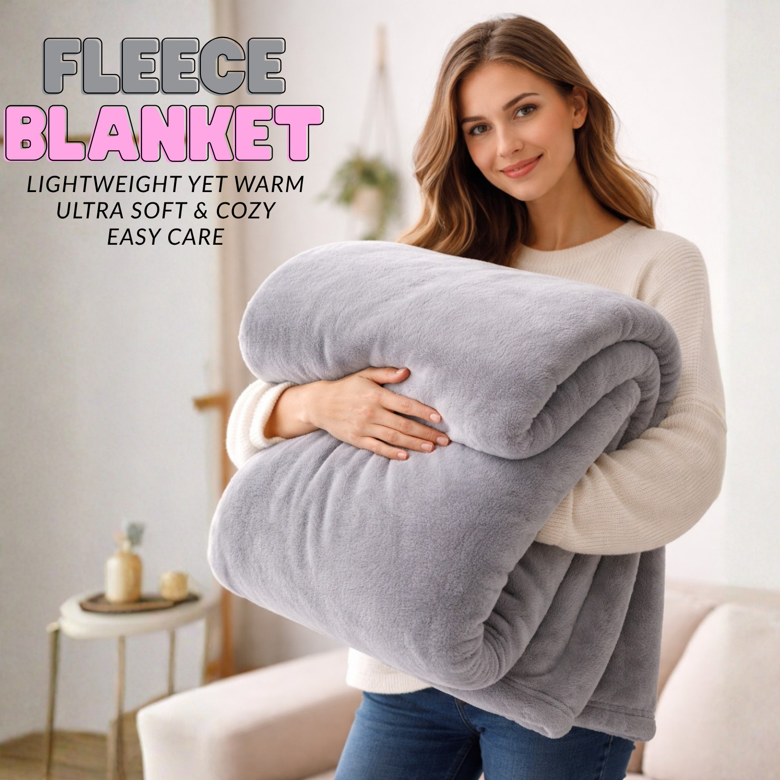 Extra Large Fleece Blanket Cosy Reversible Bed Sofa Throw All Season Blankets UK gallery