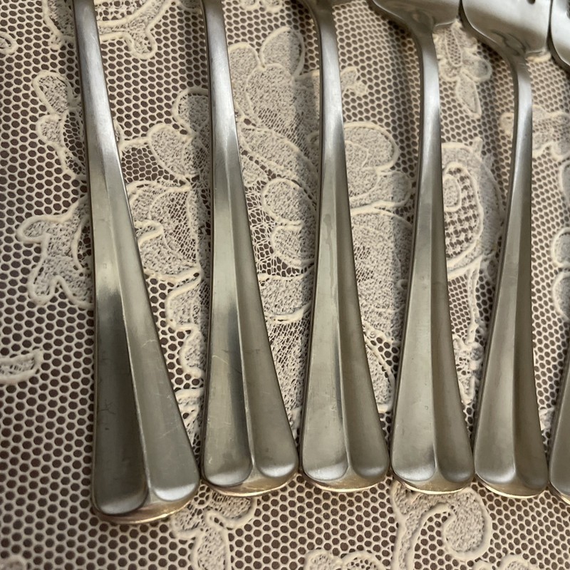Oneidaware Allegiance Stainless Flatware Lot Of 6 Salad Forks Nice! Pretty Shiny gallery