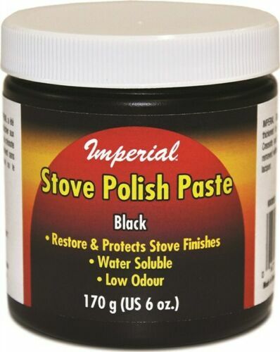 IMPERIAL BLACK STOVE POLISH PASTE 6 OZ #KK0059 CLEANS RESTORES PROTECTS 5385406 gallery