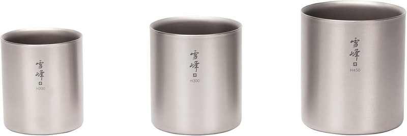 Lightweight Stacking Titanium Mug TW-123 - Ideal for Camping and Everyday Use gallery