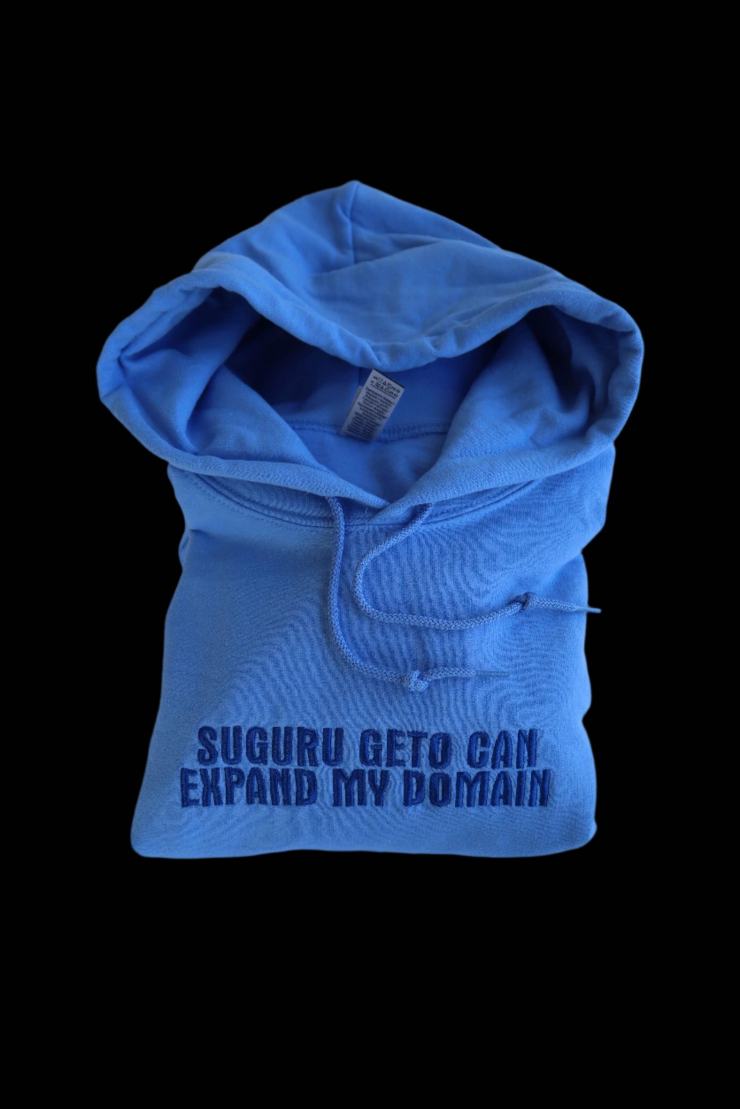 Embroidered 'Suguru Geto can expand my domain' Hoodie or Crew Neck, Long Sleeve, gallery