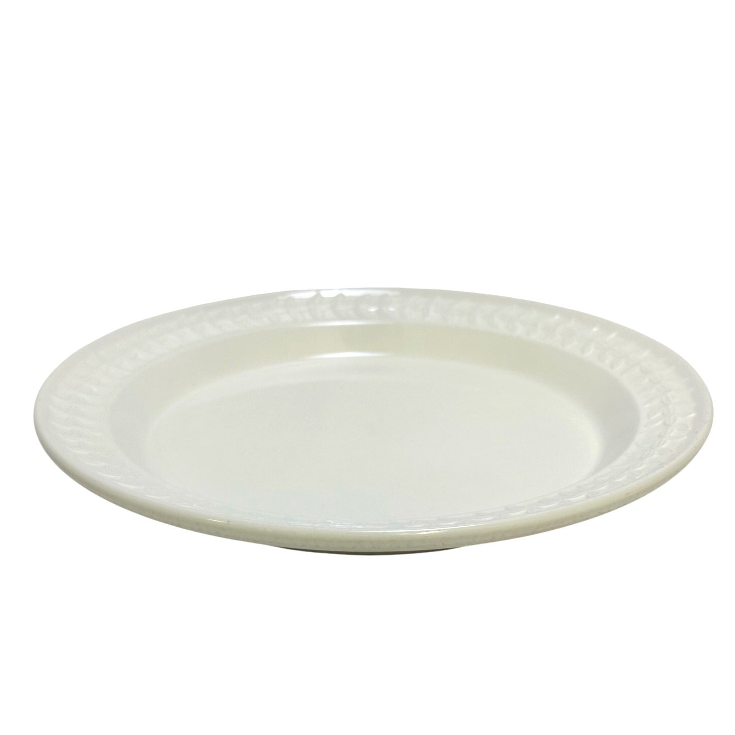 Portmeirion 1998-2006 Retired 'Options' Embossed Smooth Laurel Rim Dinner Plate gallery