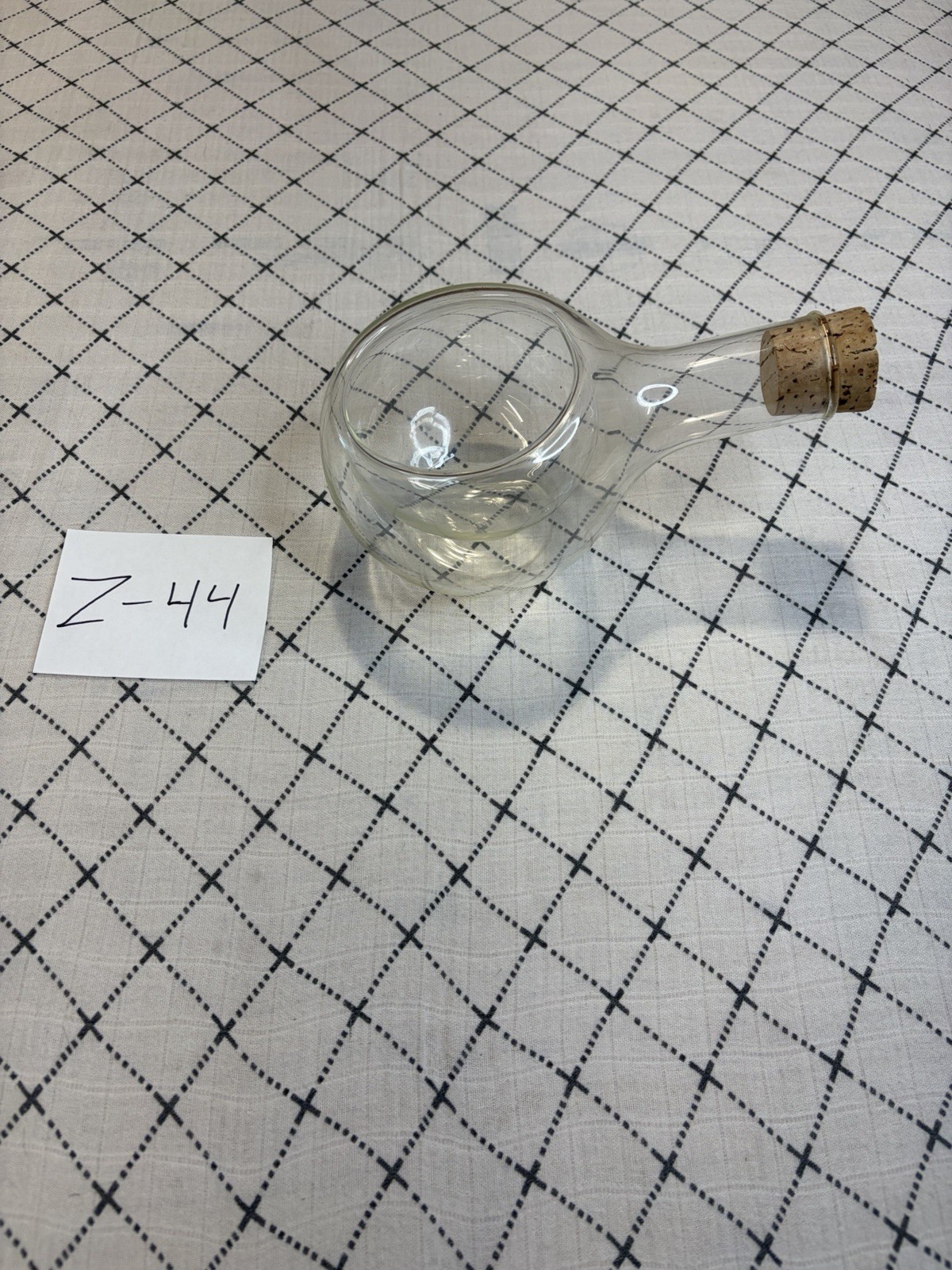 Clear Glass Tilted Terrarium Bottle gallery
