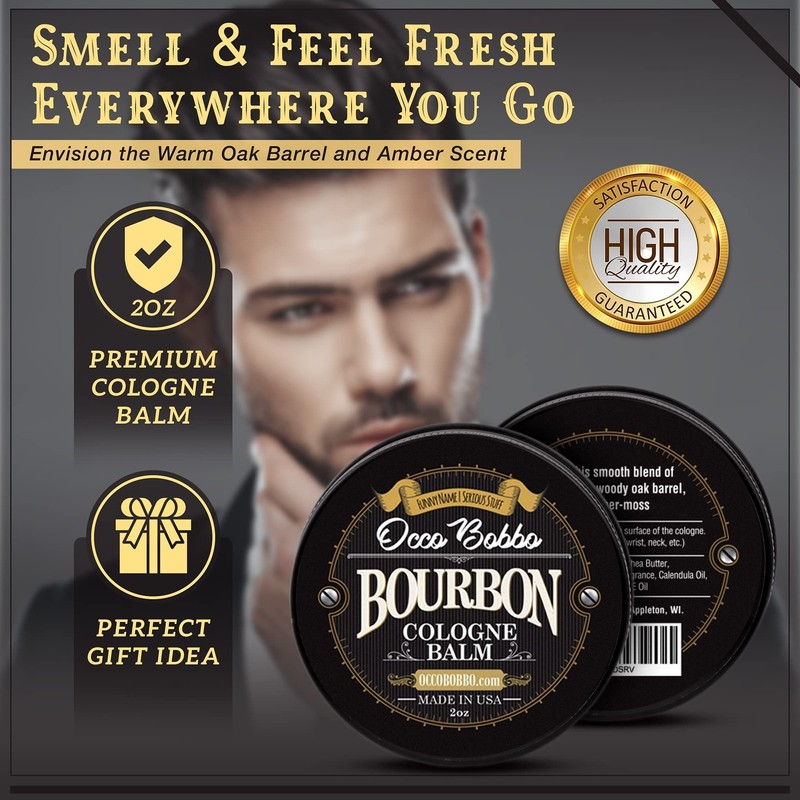 Occo Bobbo - Solid Cologne Bourbon and Sandalwood Scent. Solid Bourbon Cologn... gallery