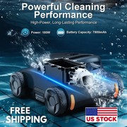 Seauto Cordless Robotic Pool Cleaner 180min Runtime Brushless Motors US STOCK gallery