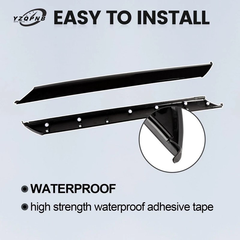 A Pillar Trim Compatible with 2020-2025 Ford Explorer,Window Windshield Moldi... gallery