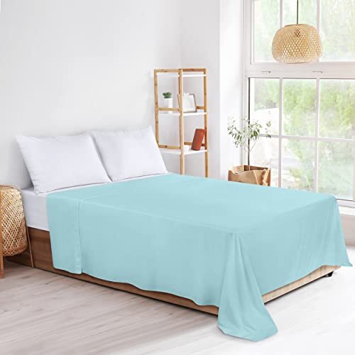 Flat Sheet Soft Brushed Microfiber Fabric Shrinkage & Fade Resist Utopia Bedding gallery