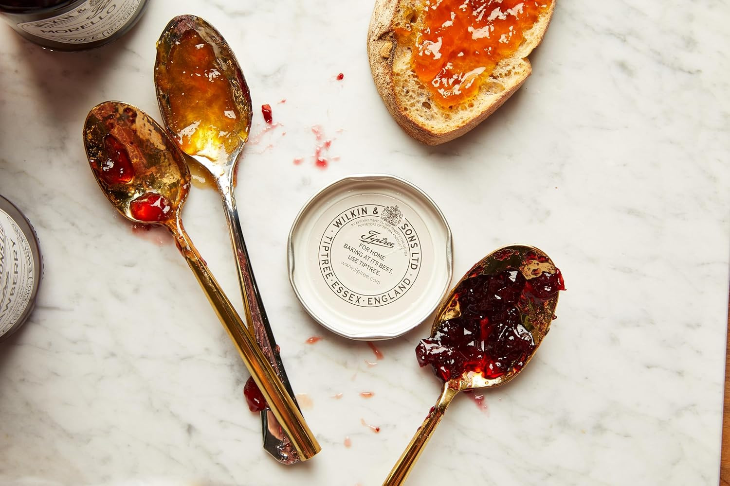 Raspberry Seedless Preserve Jam 12 oz Jar Gluten Free Vegan Easy Spread gallery