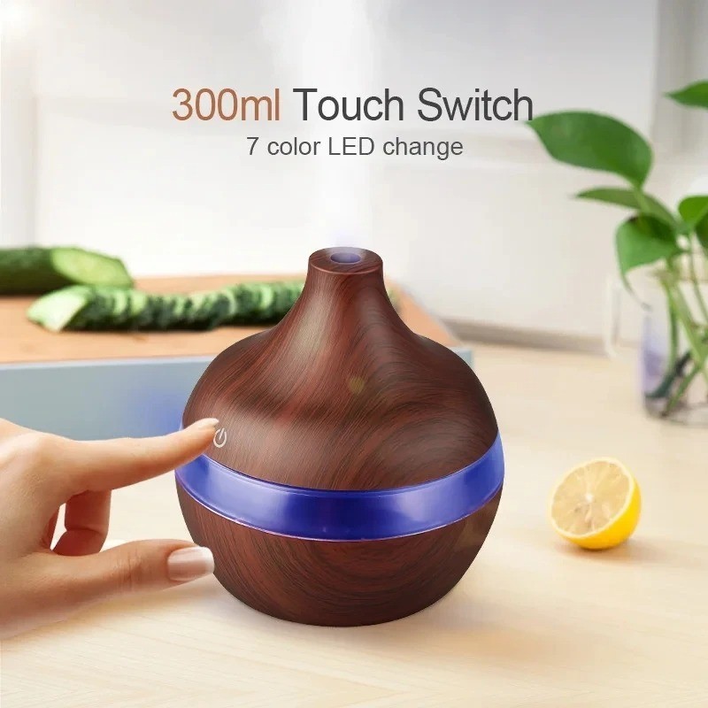 Essential Oil Aroma Diffuse Aromatherapy LED Ultrasonic Humidifier Air Purifier gallery