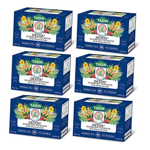 Detox Dandelion Tea Blend - Caffeine Free - 24 Bags - 1.19 oz - Pack of 3 gallery