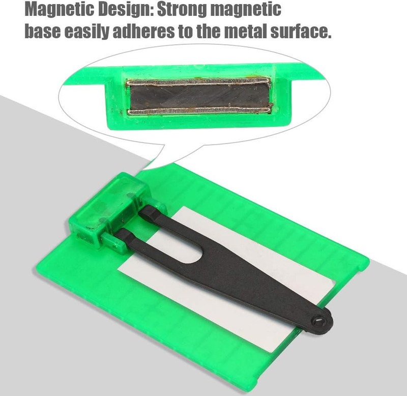 Laser Level Target Plate, Double Scale Cross Line Laser Level Meter, Foldable Ma gallery