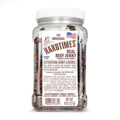 Hardtimes Handcrafted Beef Jerky- Original Flavor-8 oz. Jar