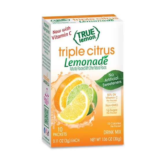 True Lemon Triple Citrus Lemonade Drink Mix gallery