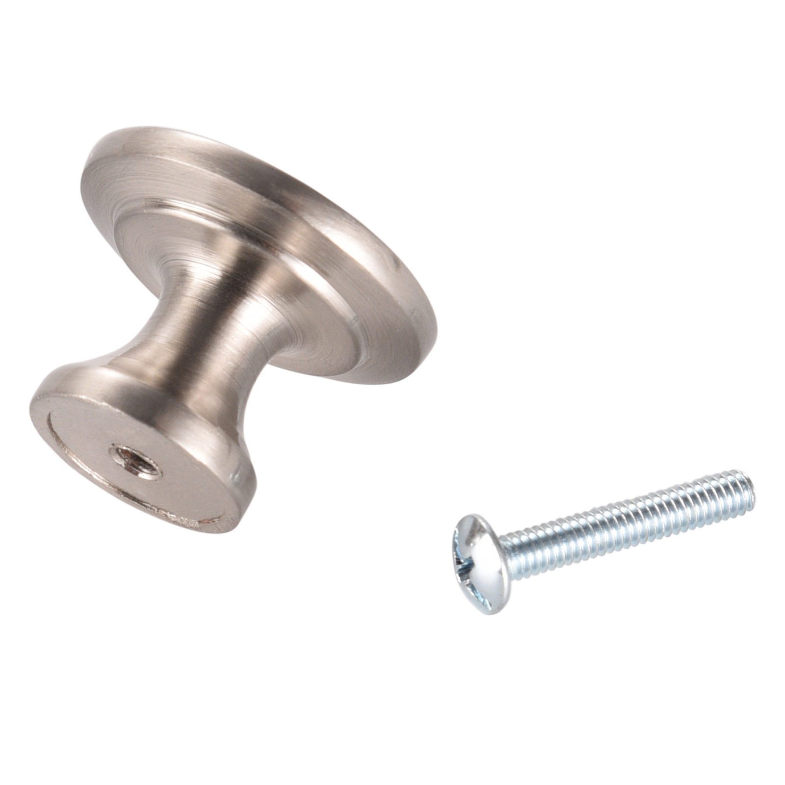 Omega Kitchen Bath Cabinet Knobs Knob SN Satin Nickel 33MM 1 3/8 902-SN gallery