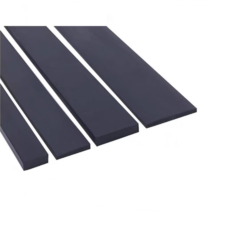 Solid Nitrile NBR Rubber Strip Square Sheet Oil Resistant Width 10mm-70mm Black gallery