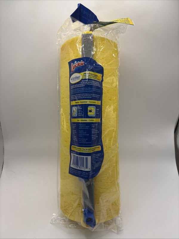 Jumbo Quickie Mop & Scrub Roller Mop Refill Microban 055/055B Type P 12” NEW gallery