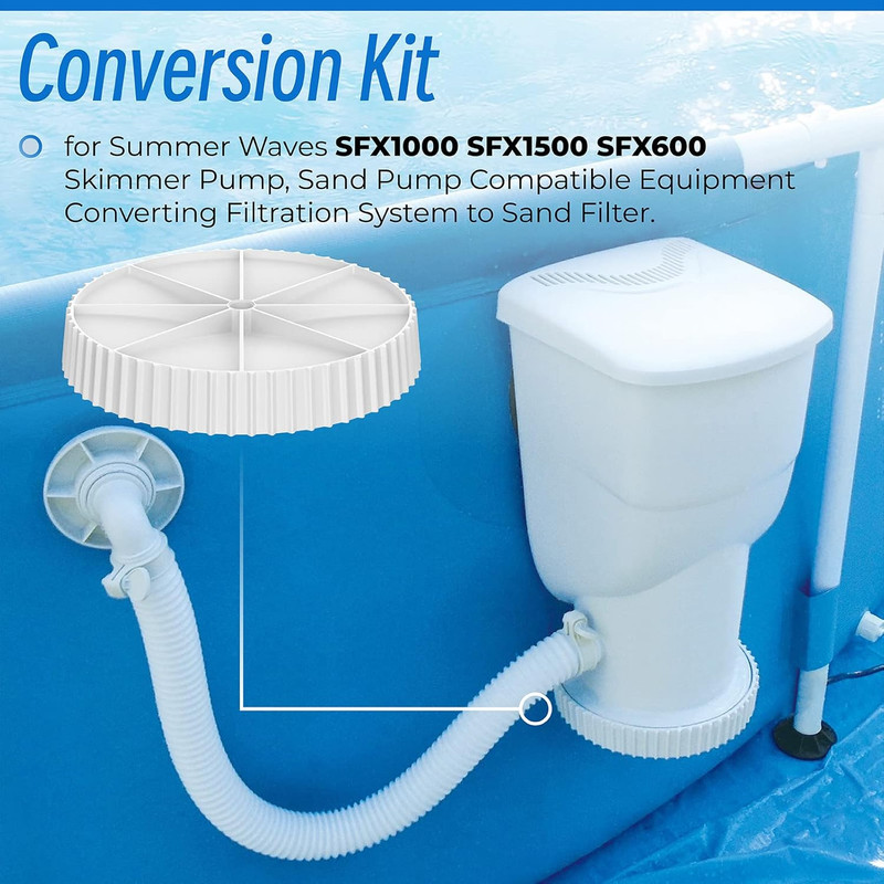 Replacement Conversion Kit for Summer Waves Skimmer Pump Systems gallery