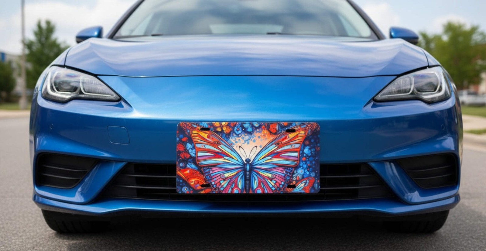 Butterfly license plate gallery