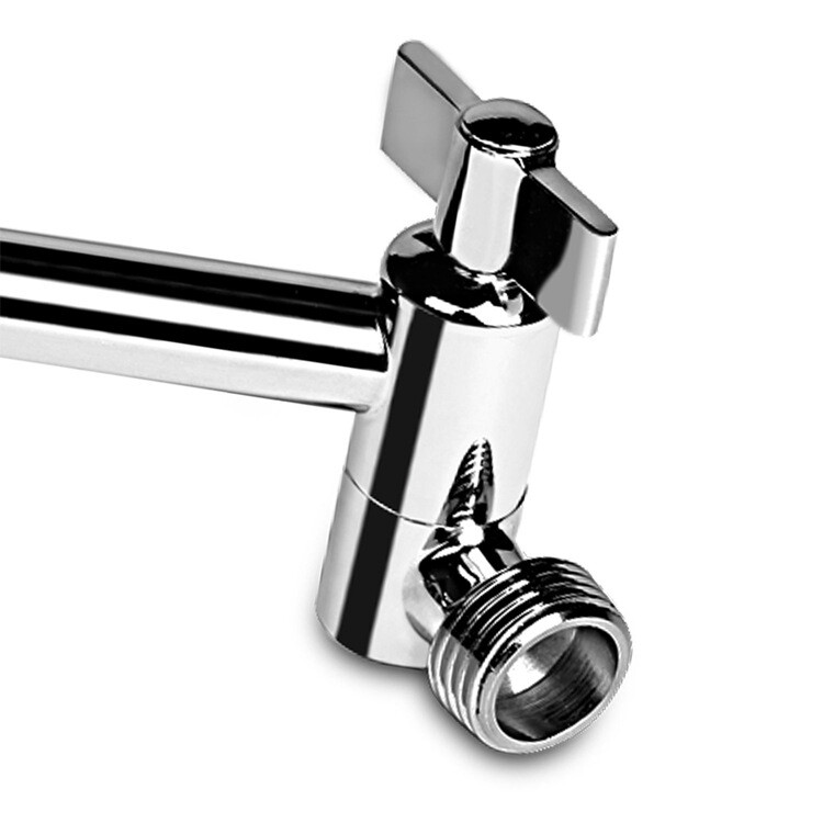 11 Inch Extra Long Adjustable Shower Head Extension Arm With Locking Set Screw gallery